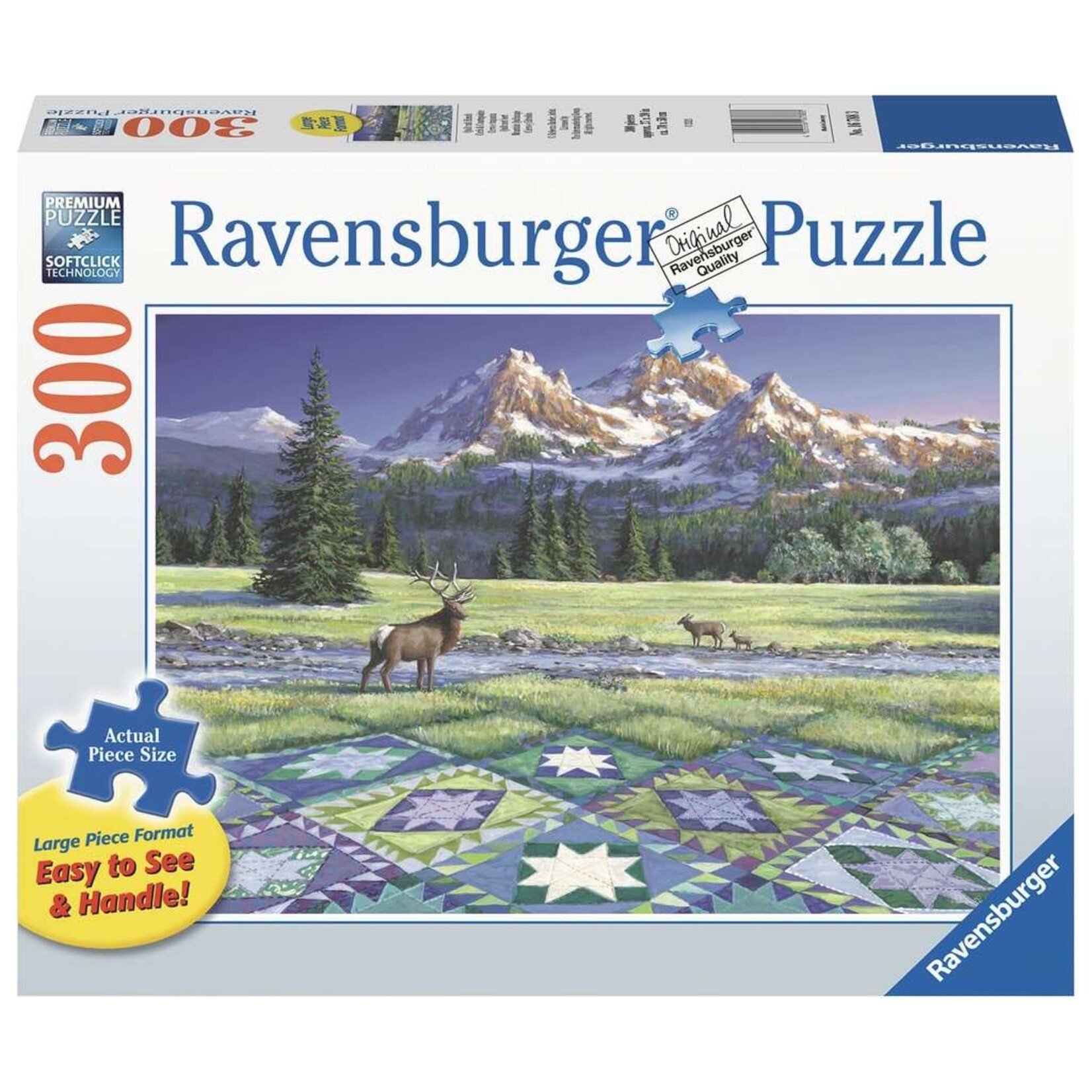 Ravensburger RAV16788 Mountain Quiltscape (Puzzle300)