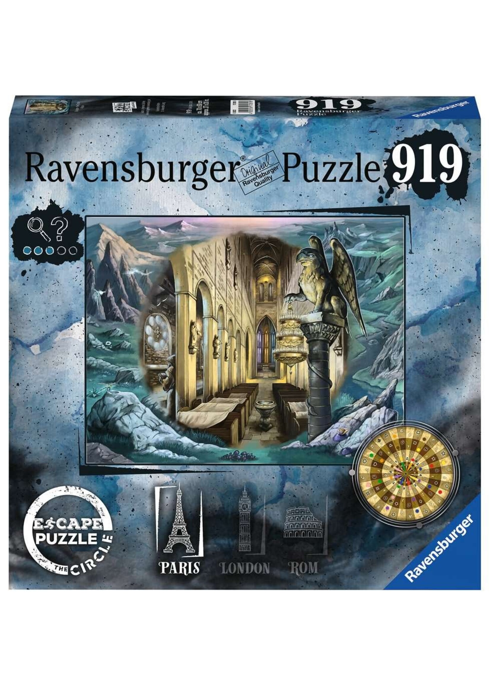 Ravensburger RAV17281 Escape The Circle Paris (Puzzle919)