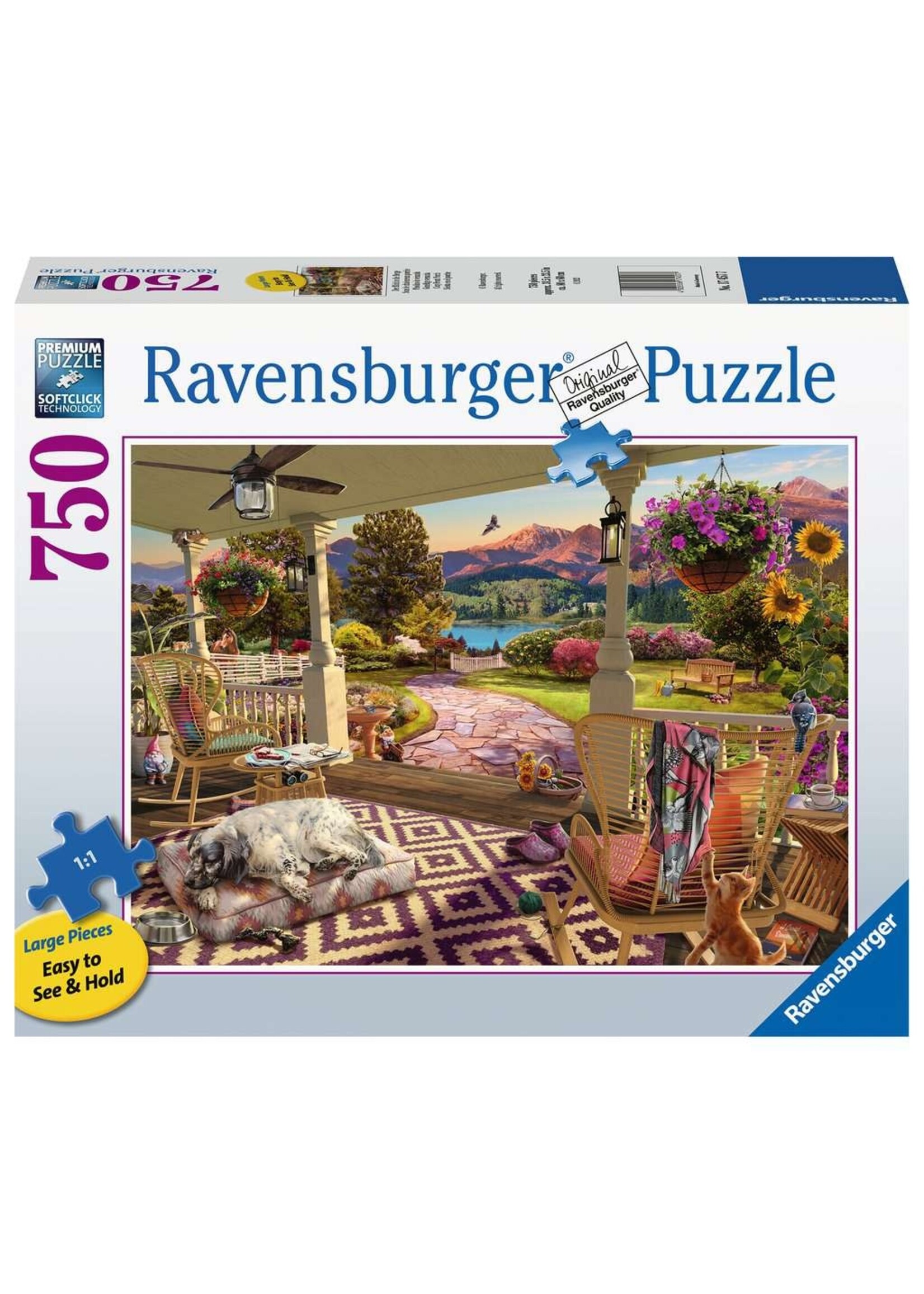 Ravensburger RAV17457 Cozy Front Porch Views (Puzzle750)