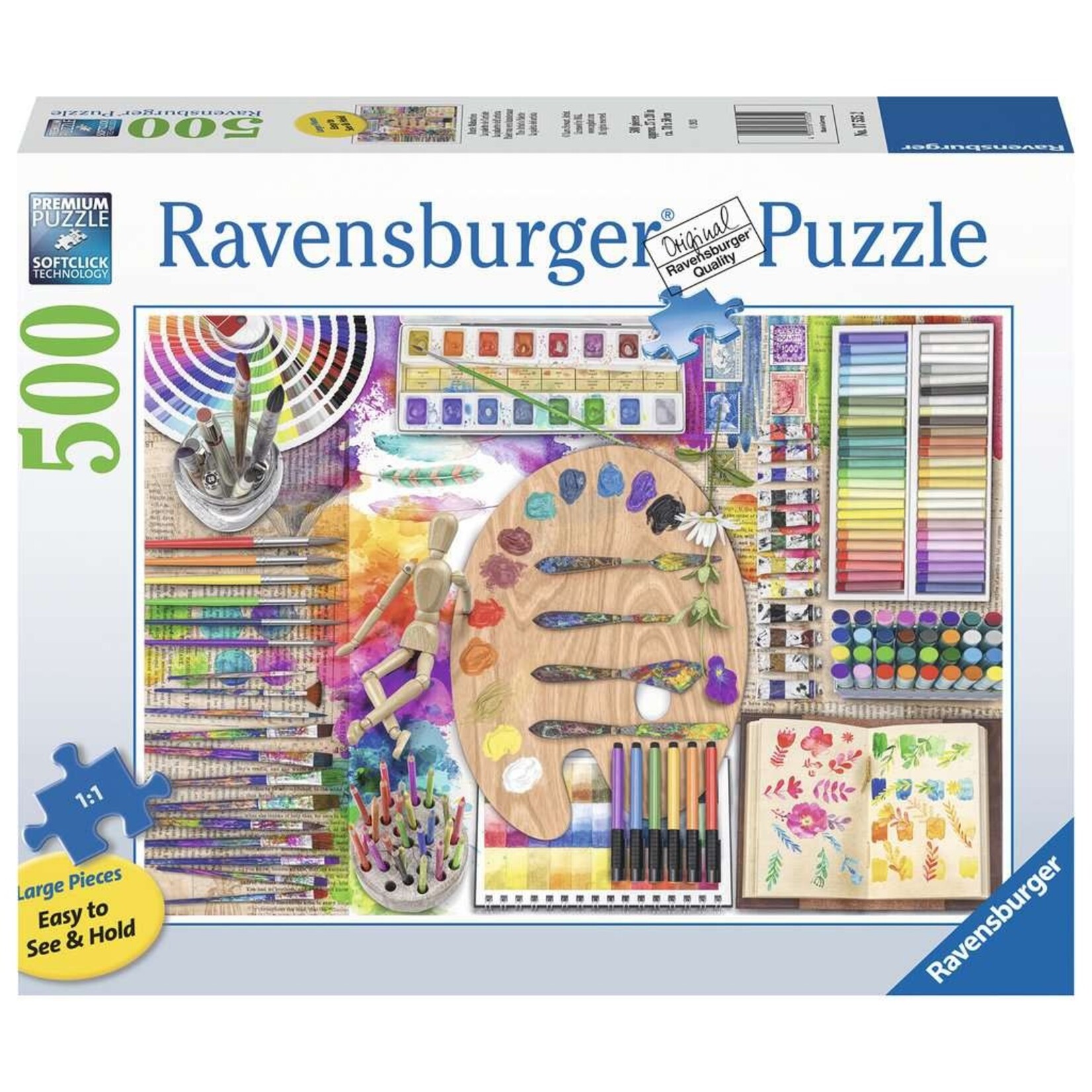 Ravensburger RAV17535 The Artists Palette (Puzzle500)
