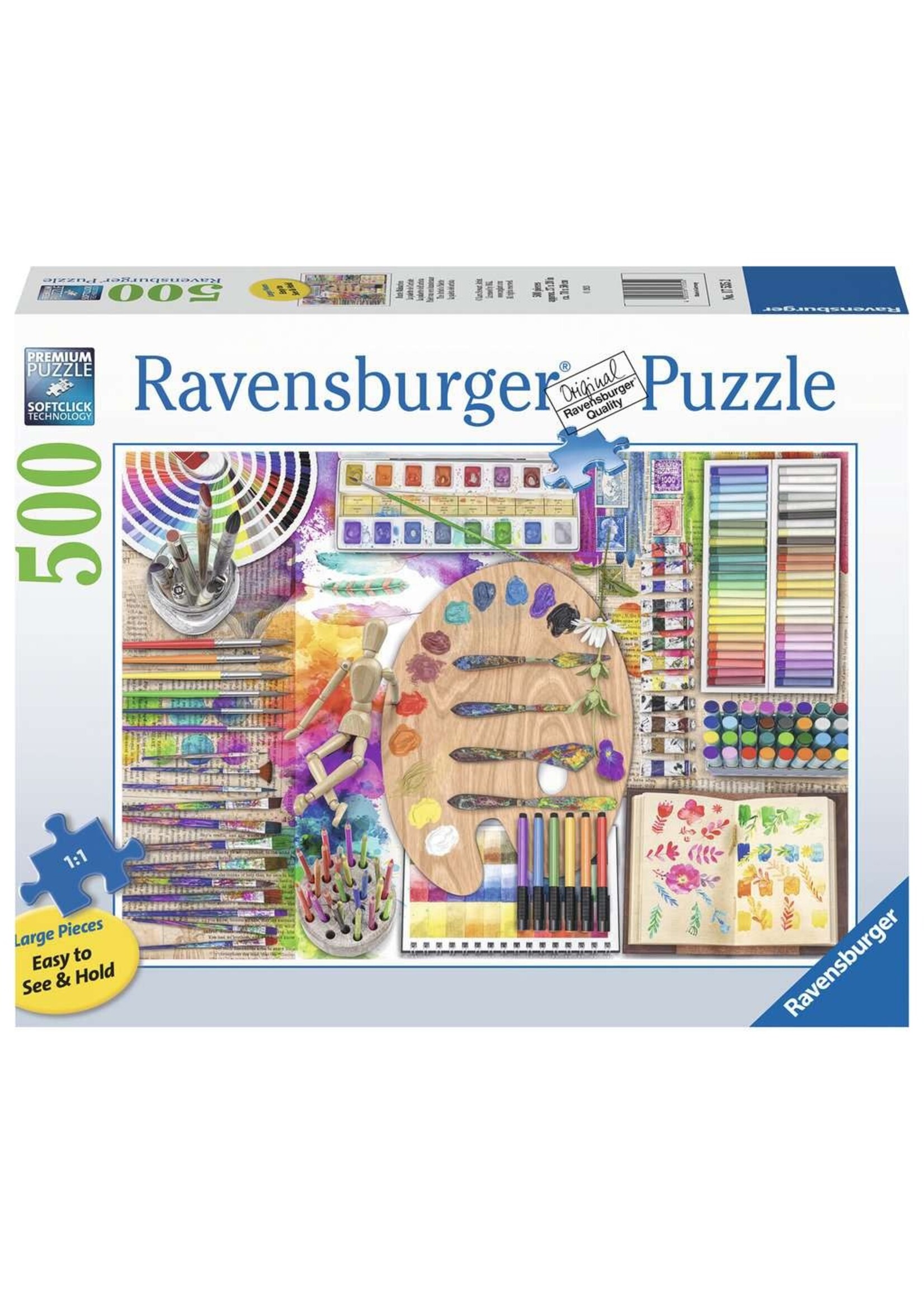 Ravensburger RAV17535 The Artists Palette (Puzzle500)