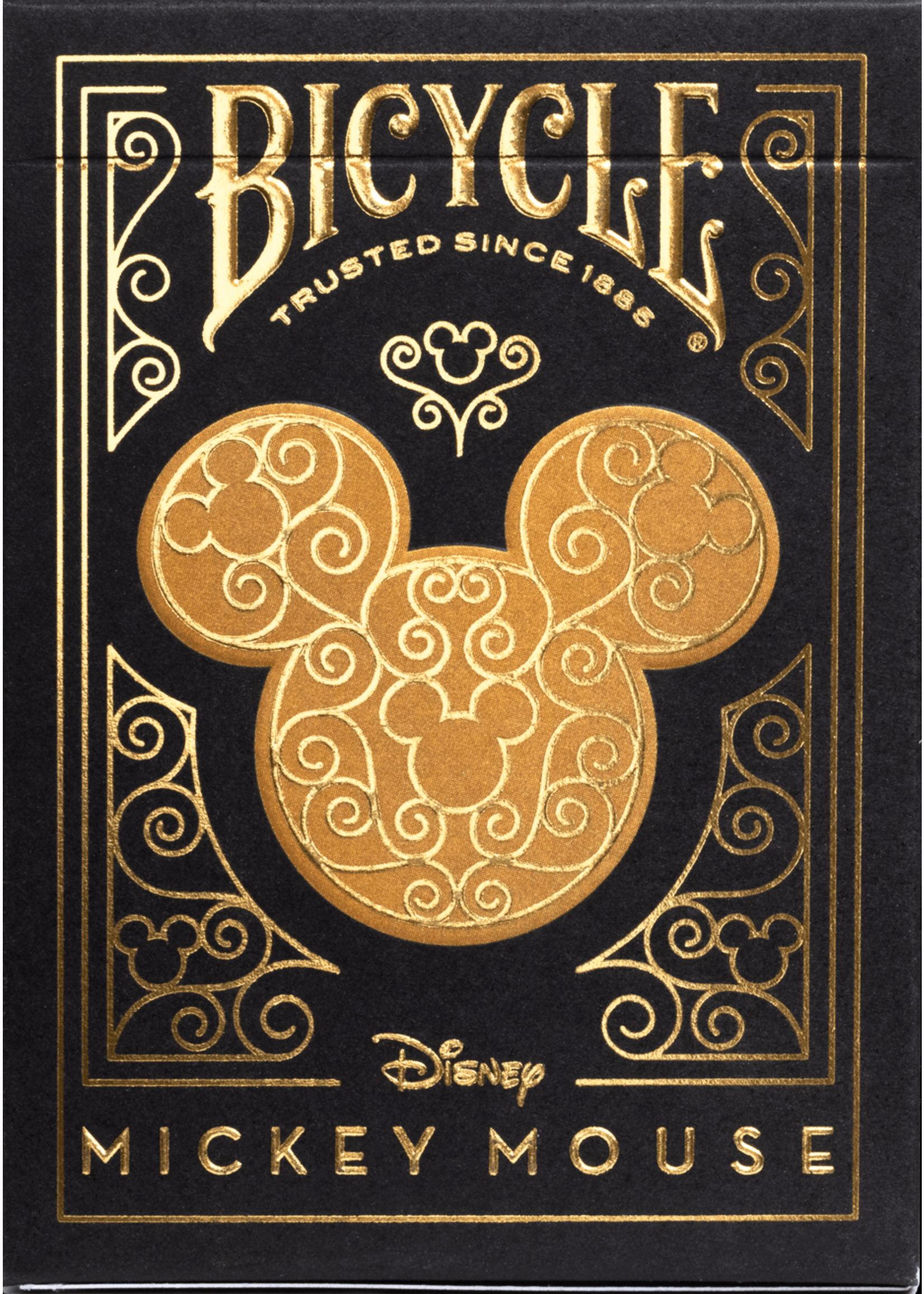 ***Bicycle Disney 100 Mickey Mouse Black Gold Playing Cards