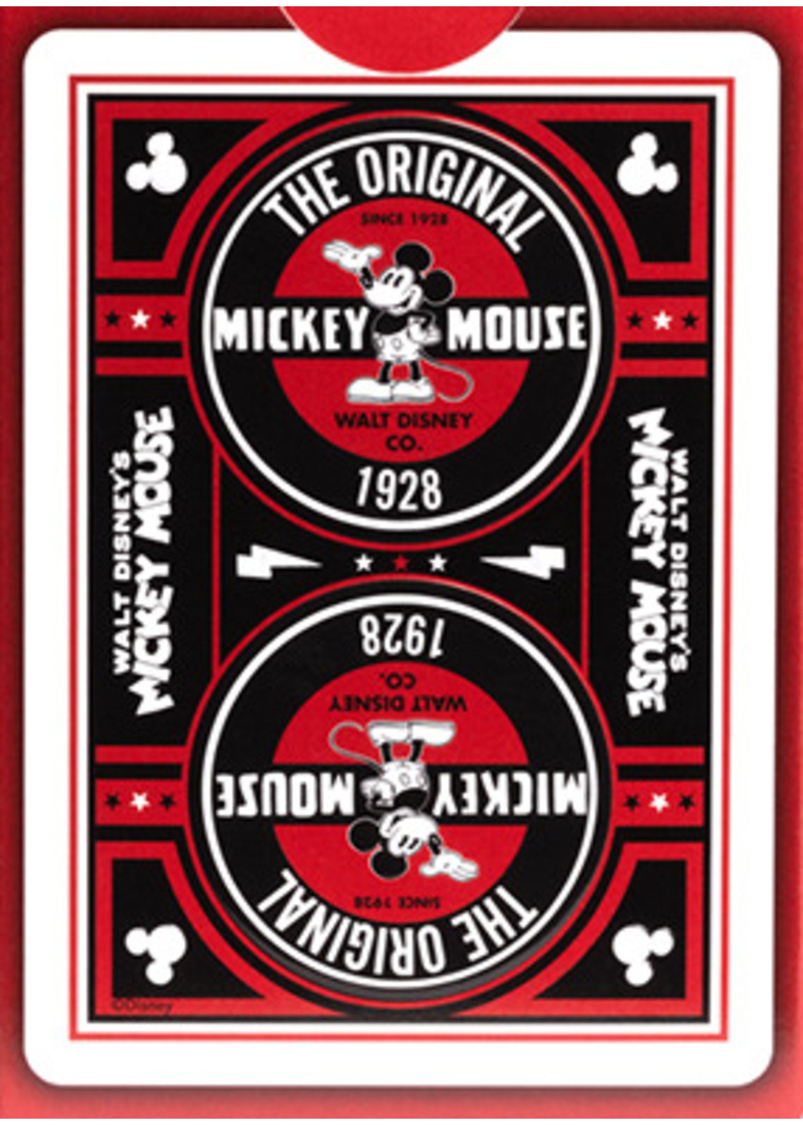 Bicycle Disney 100 Classic Mickey Mouse Red Playing Cards
