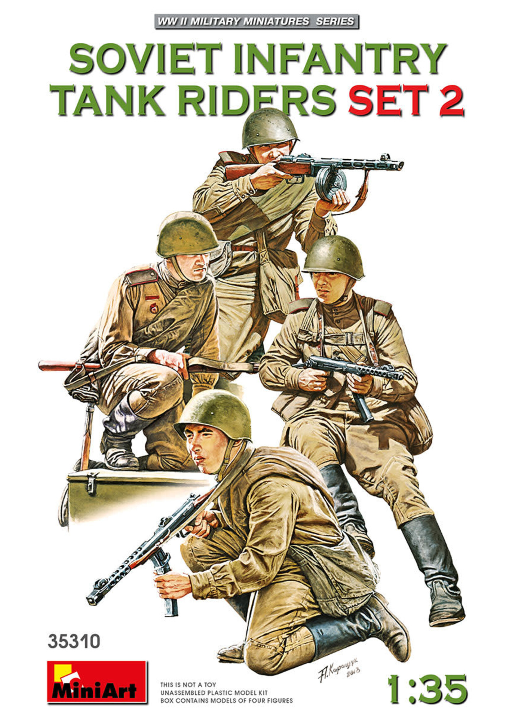 MiniArt ***zMIART35310 Soviet Infantry Tank Riders Set 2 (1/35)
