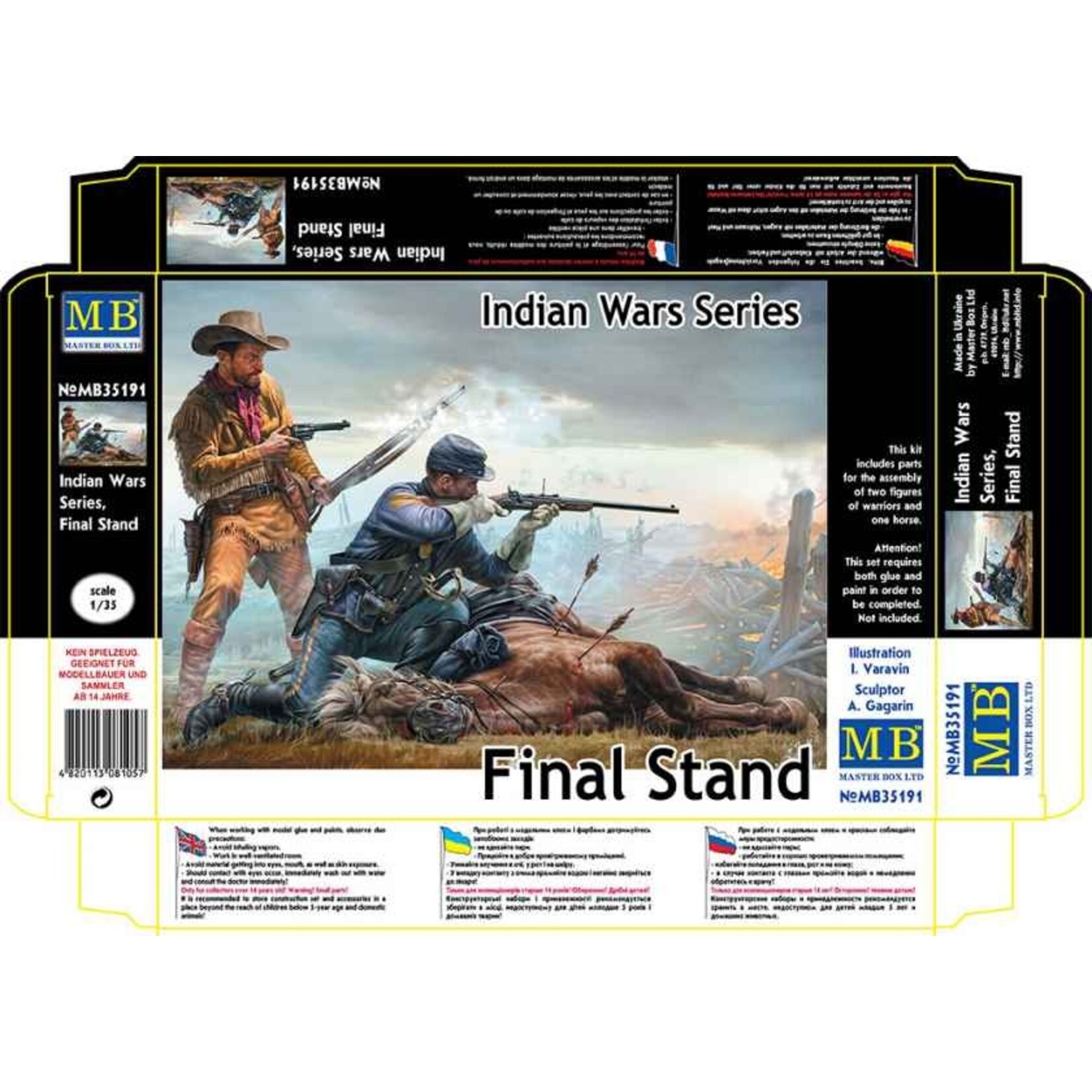 Master Box MSTBX35191 Indian Wars Series Final Stand (1/35)