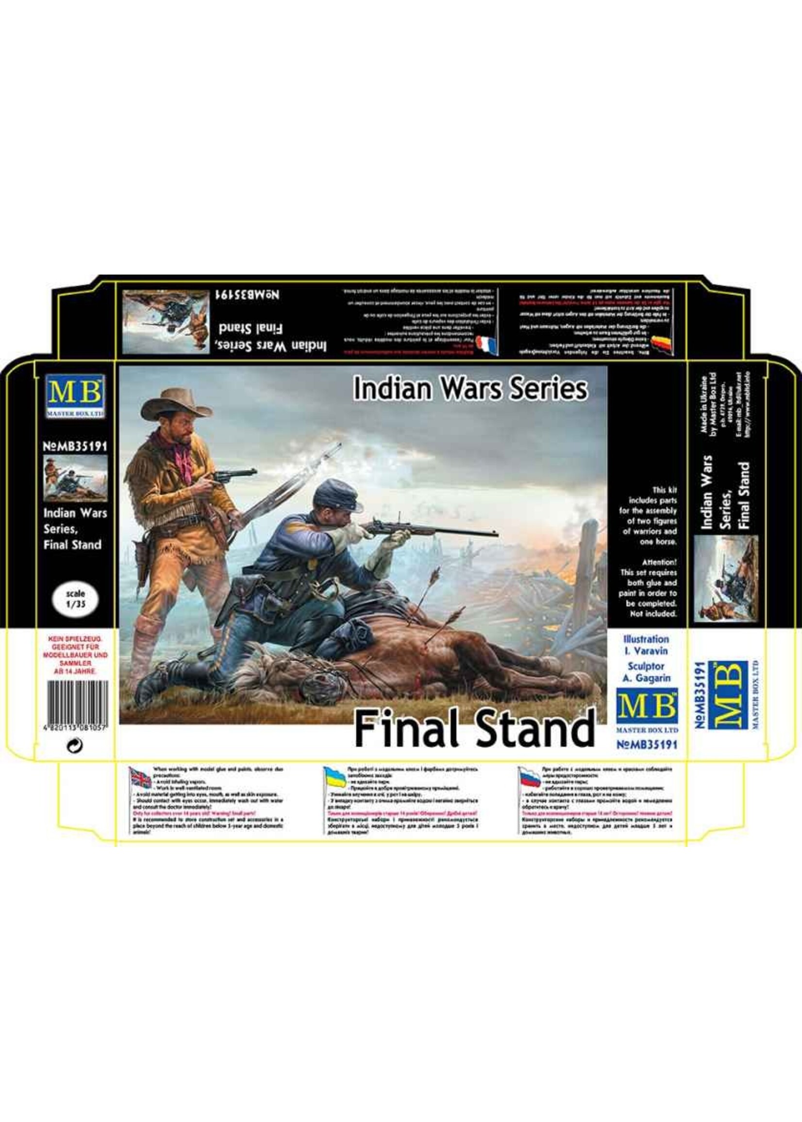 Master Box ***MSTBX35191 Indian Wars Series Final Stand (1/35)