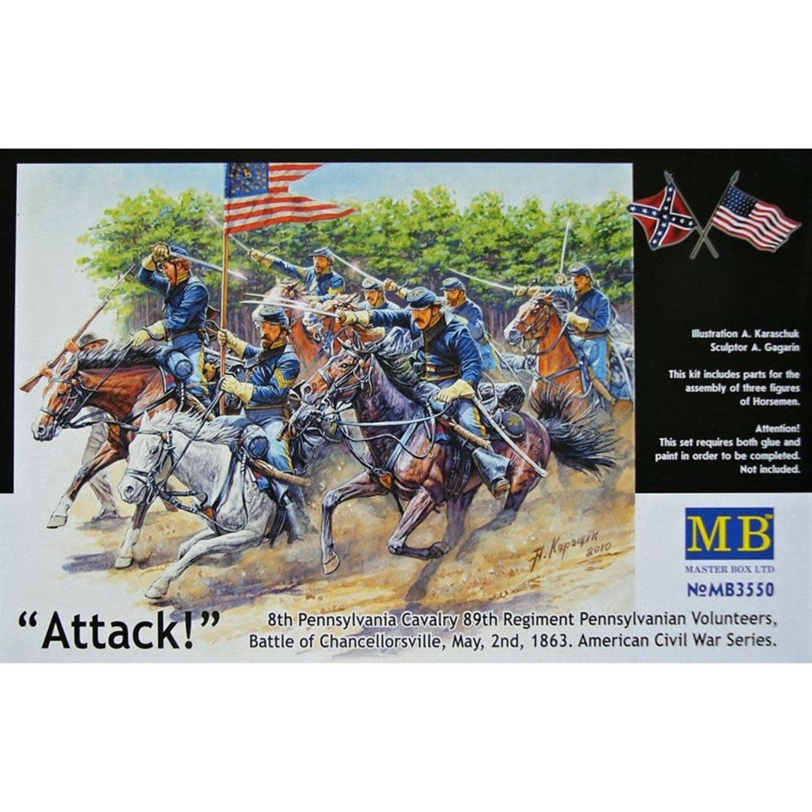 Master Box MSTBX3550 8th Pennsylvania Cavalry (1/35)