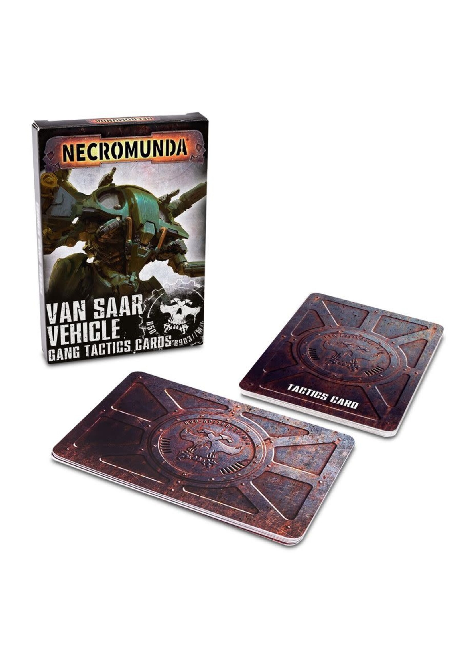 ***Necromunda Van Saar Vehicle Gang Tactics Cards