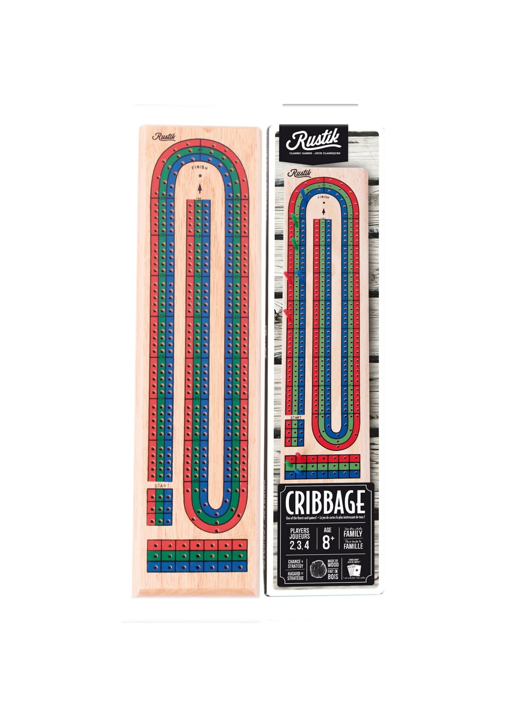 Rustik Cribbage 3 Track