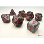 Chessex Dice RPG 20478 7pc Velvet Black/Red MINI