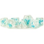 FanRoll Dice RPG 752 7pc Resin Snowflake Inclusion