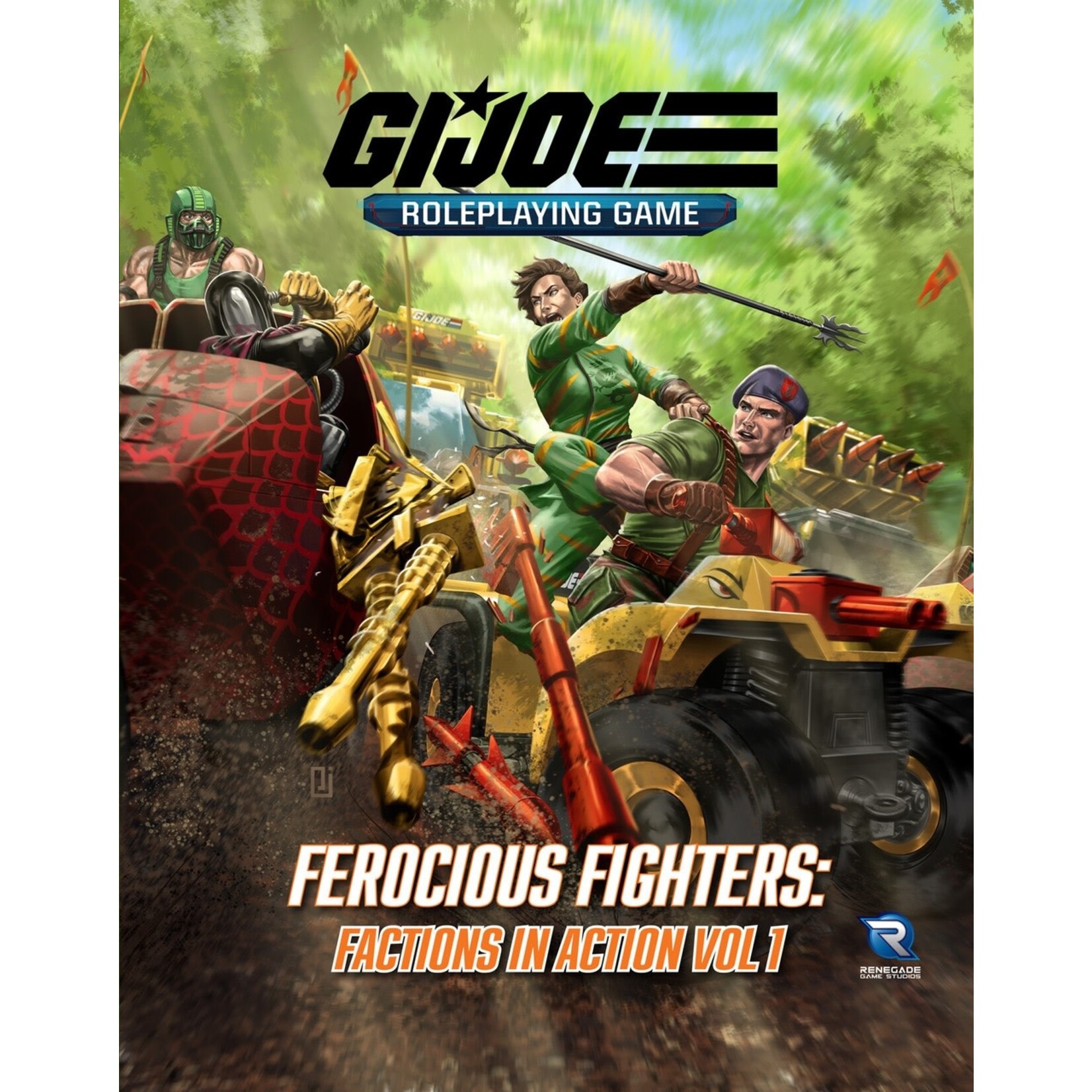 Renegade Game Studios G.I. Joe RPG Ferocious Fighters Faction in Action Volume 1