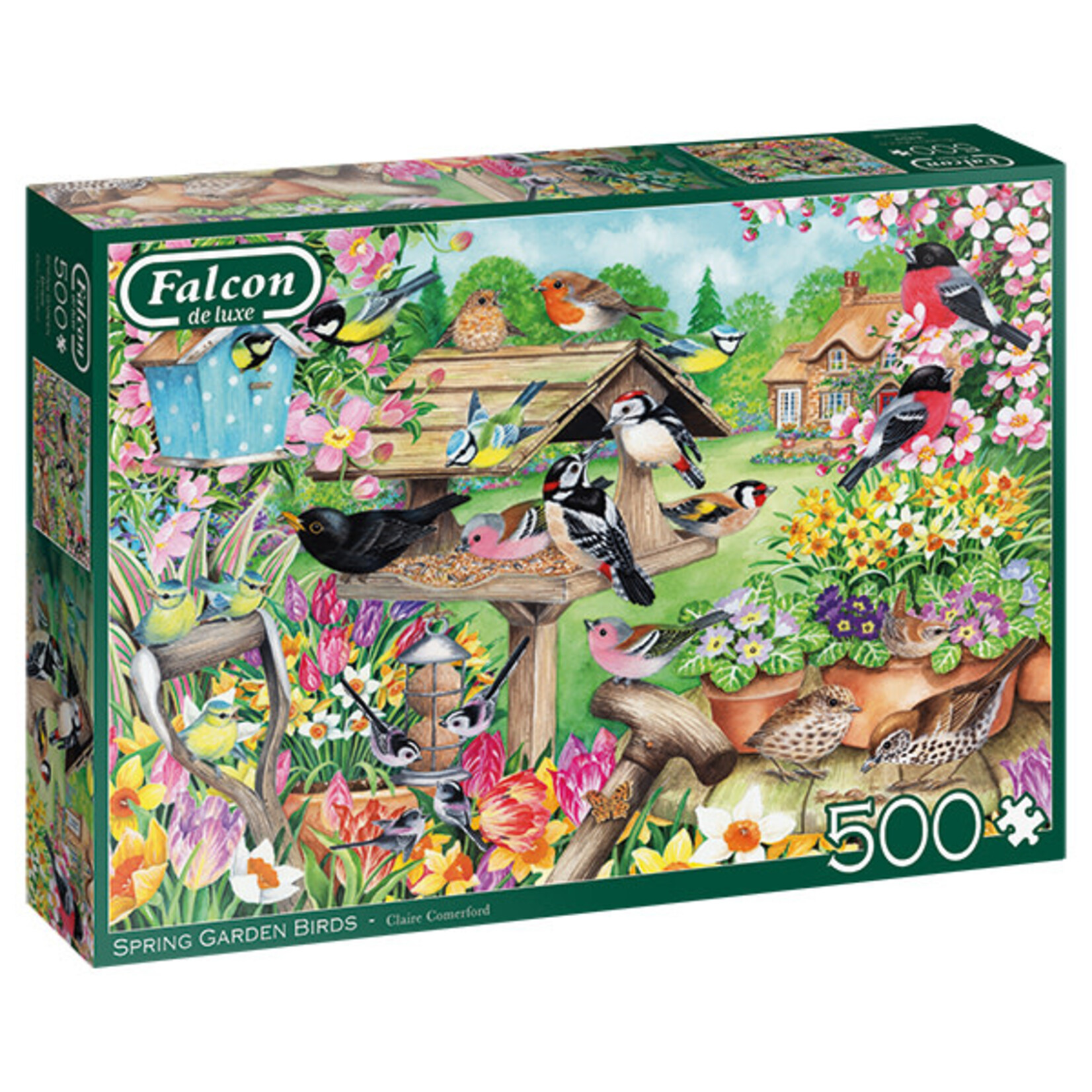 Falcon FAL11280 Spring Garden Birds (Puzzle500)