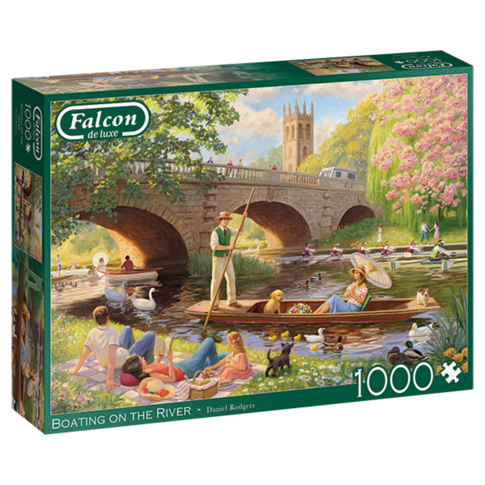 Falcon FAL11348 Boating on the River (Puzzle1000)