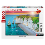 Nathan NAT87630 Les Falaises d'Etretat (Puzzle1000)