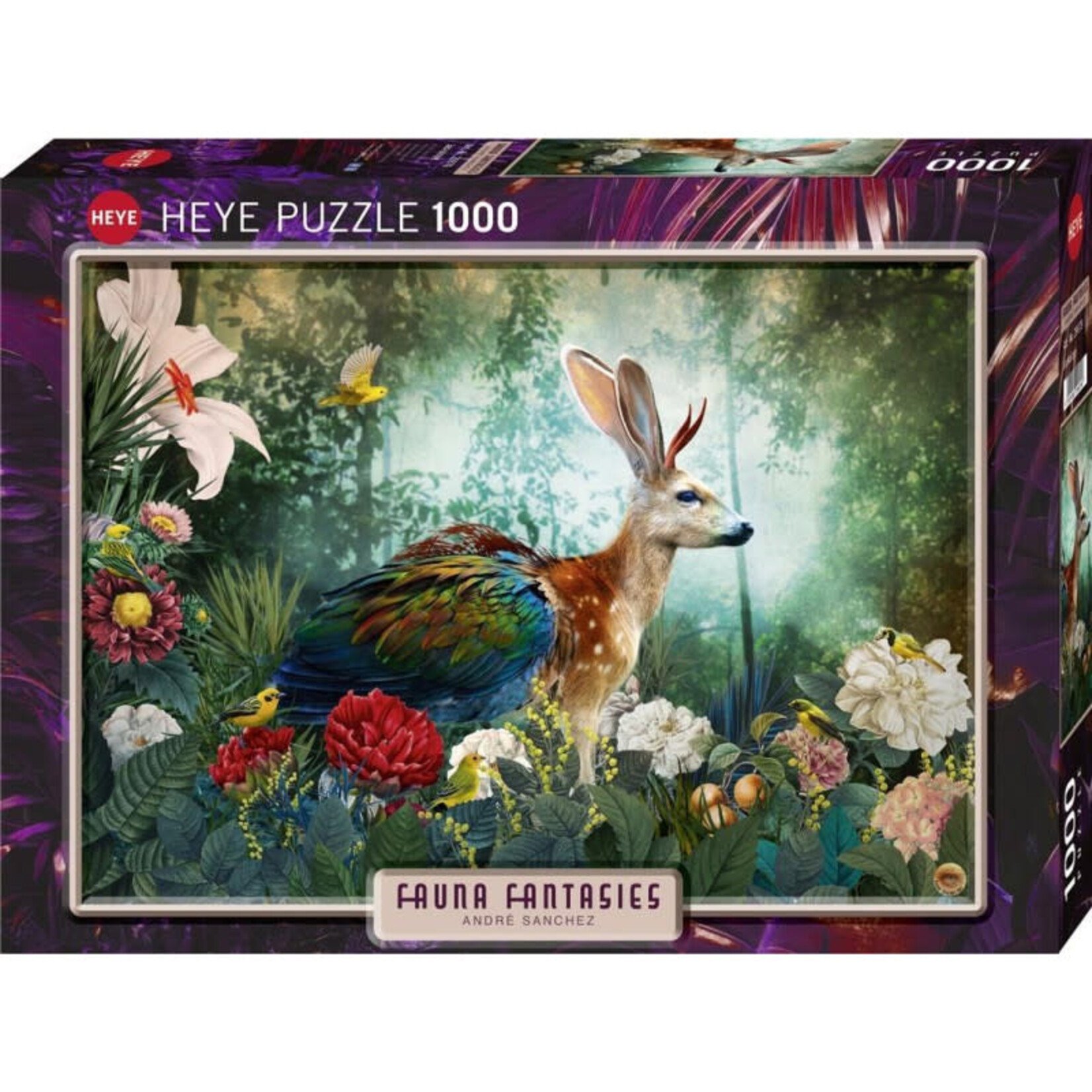 Heye HEY29979 Fauna Fantasies Jacklope (Puzzle1000)