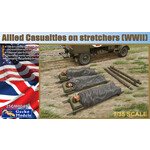 Gecko GEK35GM0049 Allied Casualties on Stretchers WWII (1/35)