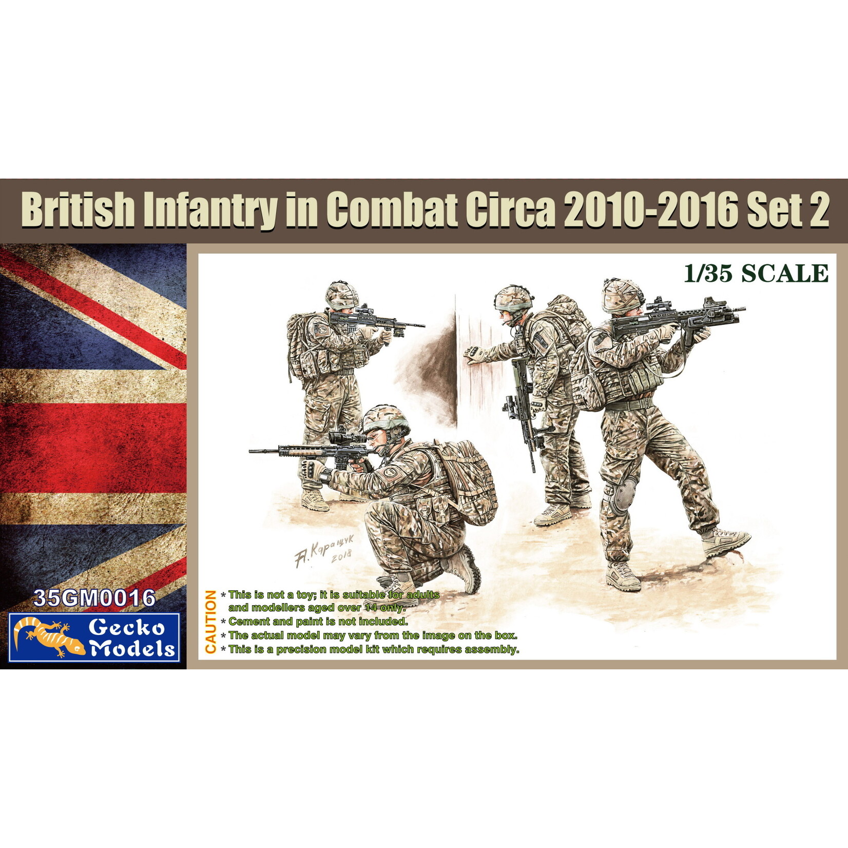 Gecko GEK35GM0016 British Infantry in Combat 2010-2012 Set 2 (1/35)