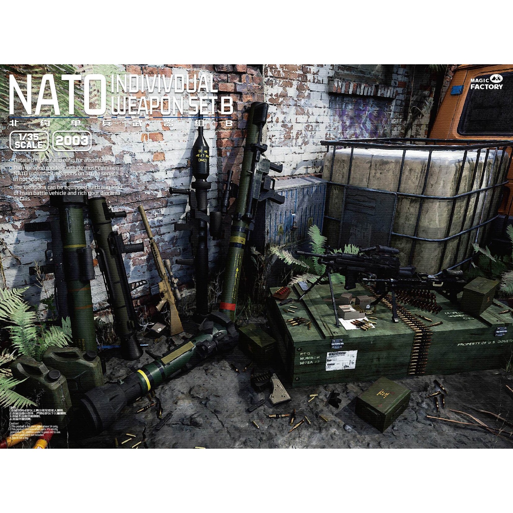 Magic Factory MFY2003 NATO Individual Weapon Set B (1/35)