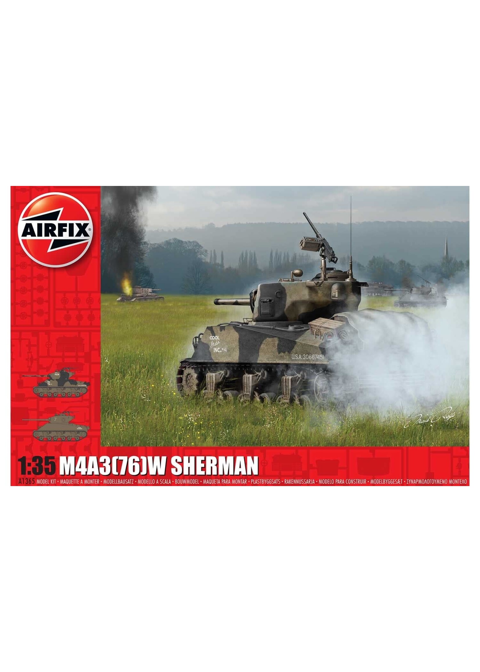 Airfix ***AIR01365 M4A3 (76)W Battle of the Bulge (1/35)