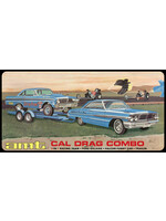 AMT AMT1223 Cal Drag Combo 1964 Galaxie AWB Falcon & Trailer (1/25)