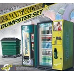 MENG MENGSPS018 Vending Machine & Dumpster Set (1/35)
