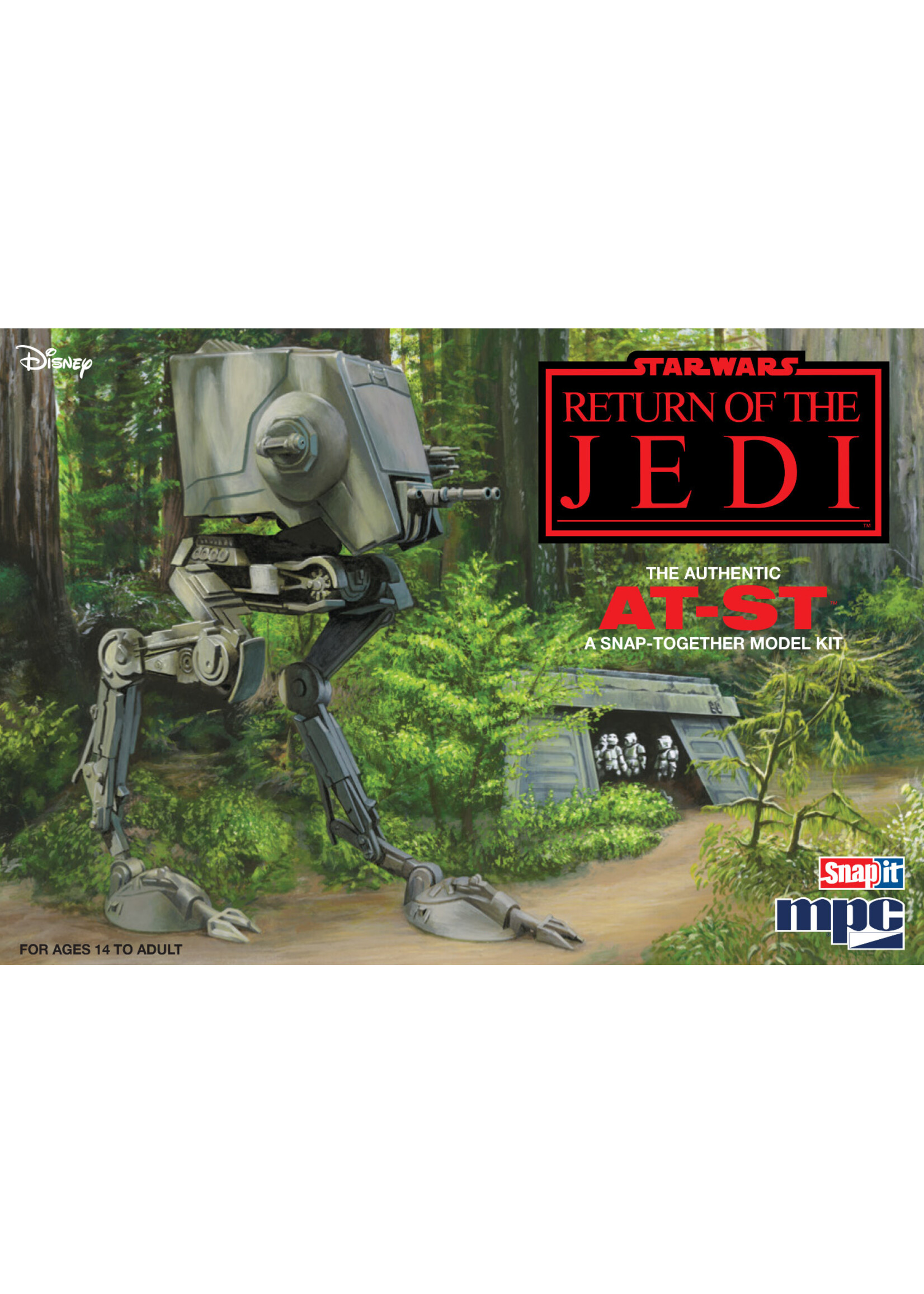 MPC MPC966 Star Wars Return of the Jedi AT-ST Walker (1/100)