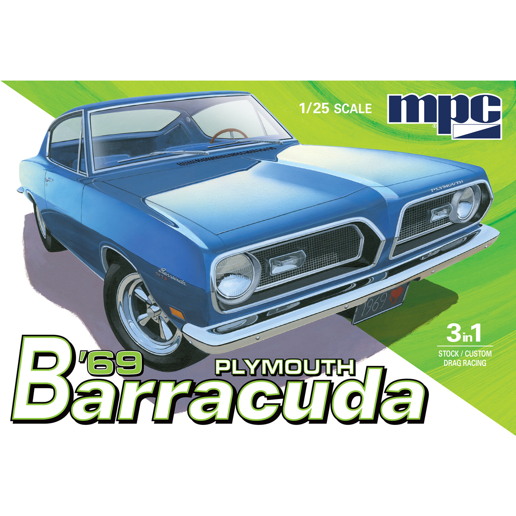MPC MPC994 1969 Plymouth Barracuda (1/25)
