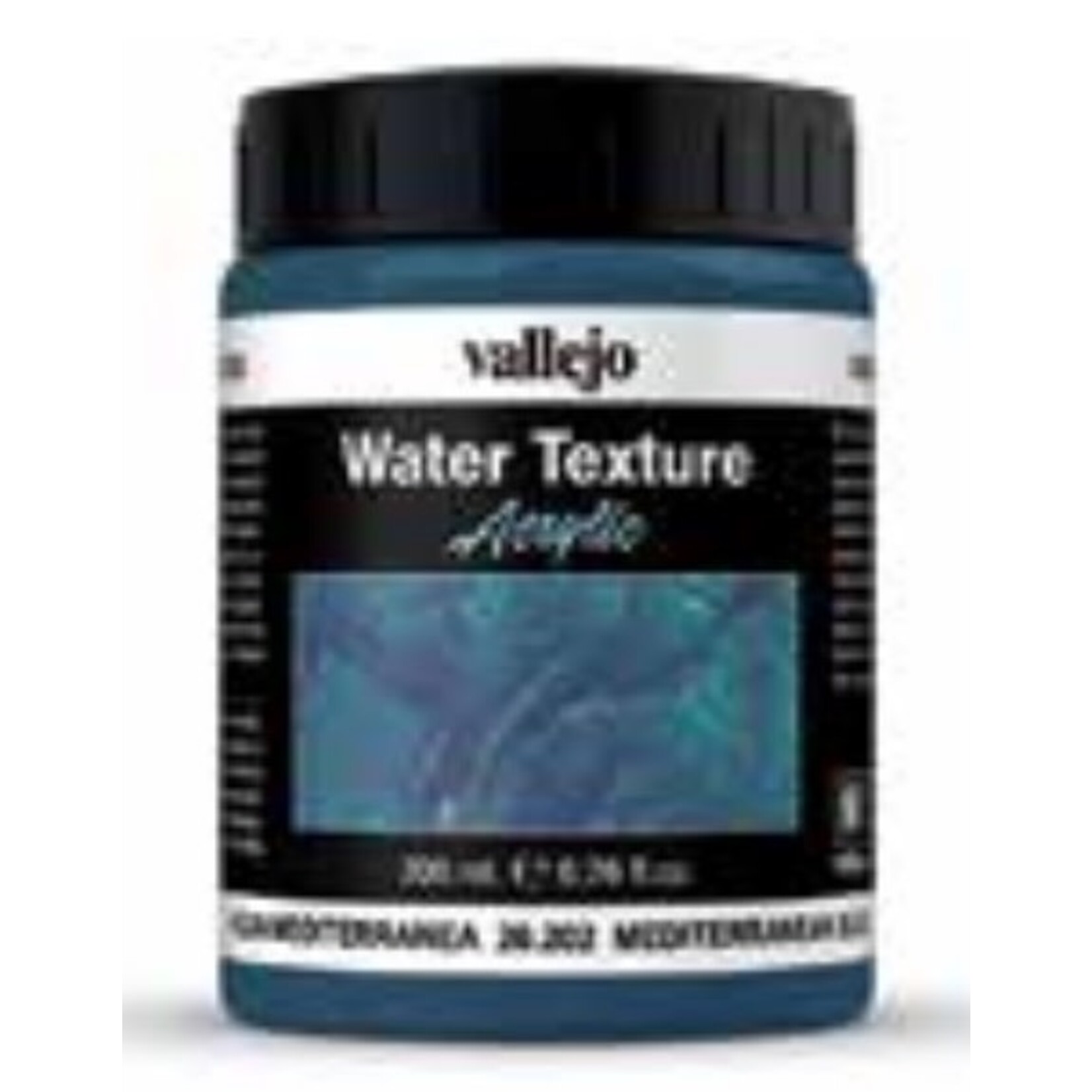 Vallejo VAL26202 Texture Mediterranean Blue Water (200ml)