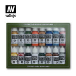 Vallejo VAL70101 Folkstone Basic Paint Set (16pc)
