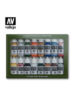 Vallejo VAL70101 Folkstone Basic Paint Set (16pc)