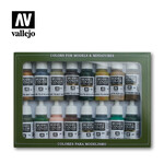 Vallejo VAL70114 WW2 German Camouflage Color Set (16pc)