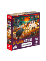 Exploding Kittens Exploding Kittens Cats Playing Chess (Puzzle500)