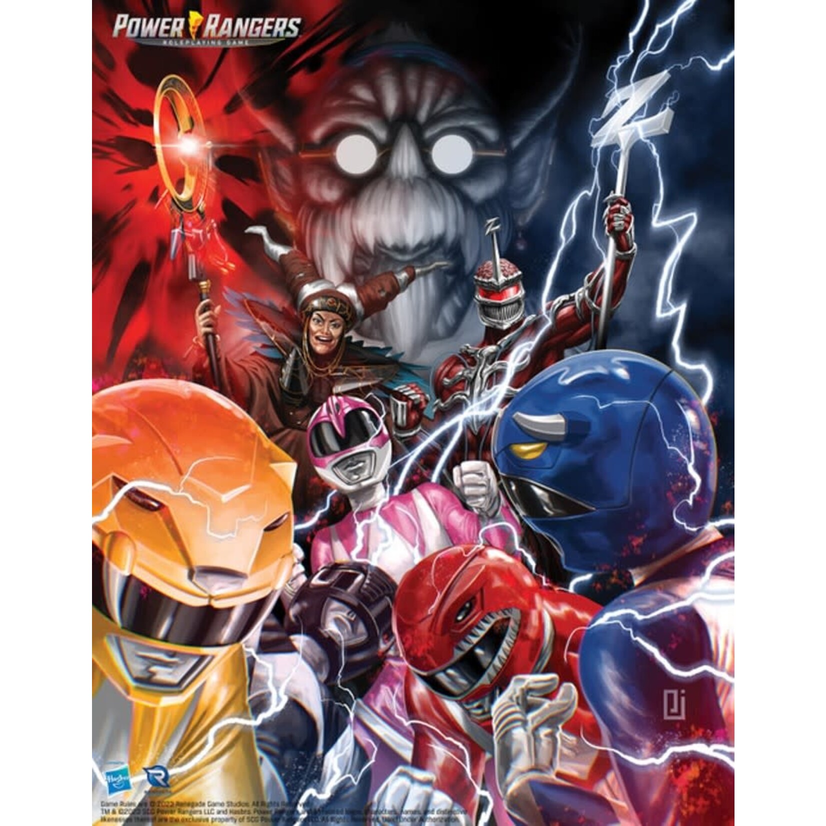 Renegade Game Studios Power Rangers RPG Finsters MonsterMatic Cookbook