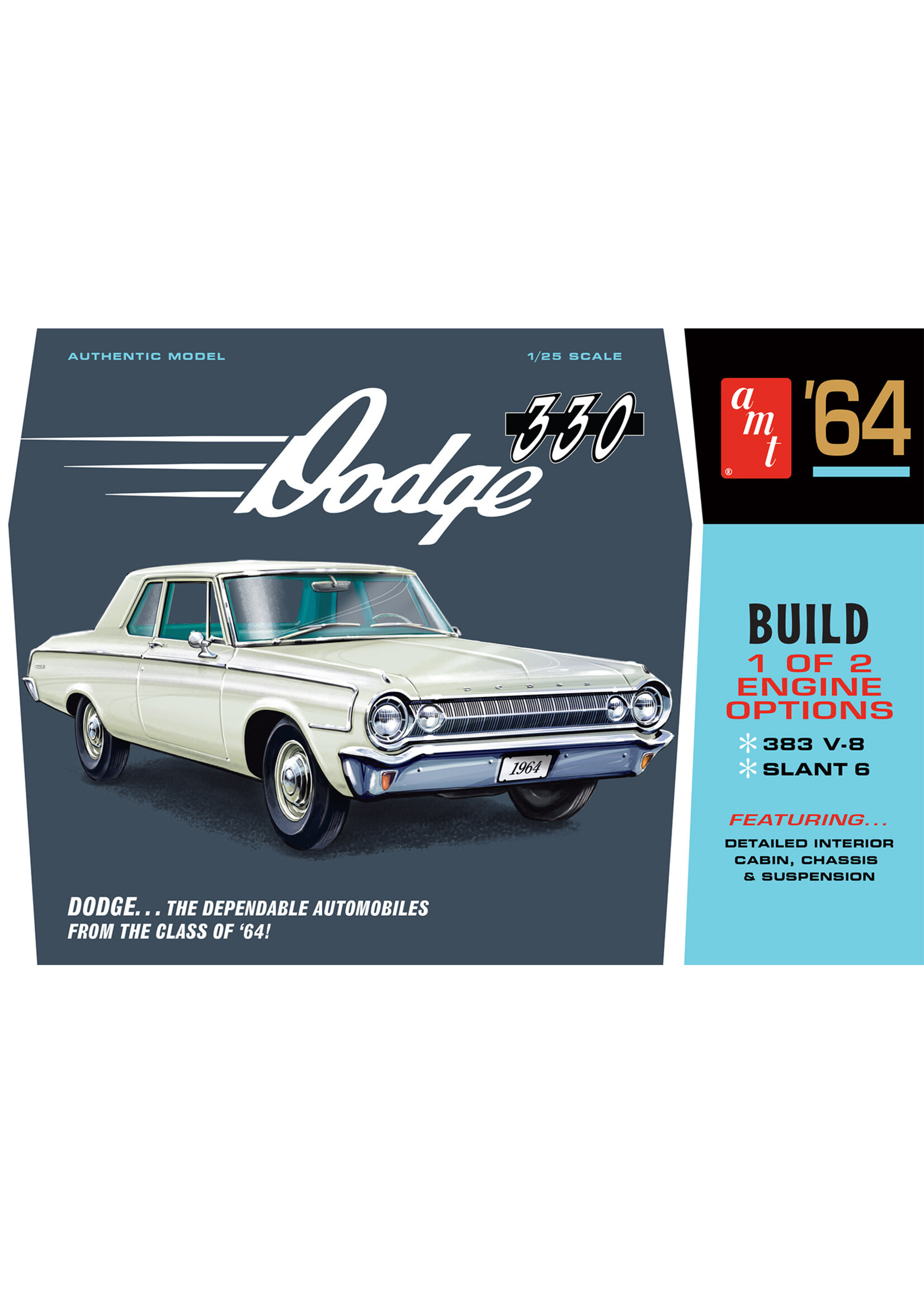 AMT AMT1366 1964 Dodge 330 (1/25)