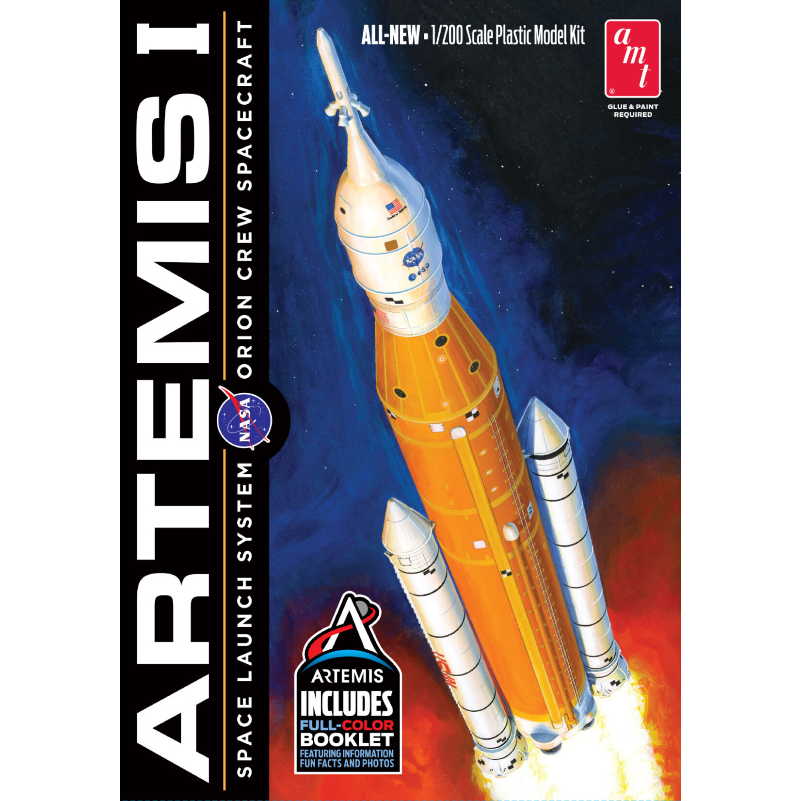 AMT AMT1423 NASA Artemis 1 Rocket (1/200)
