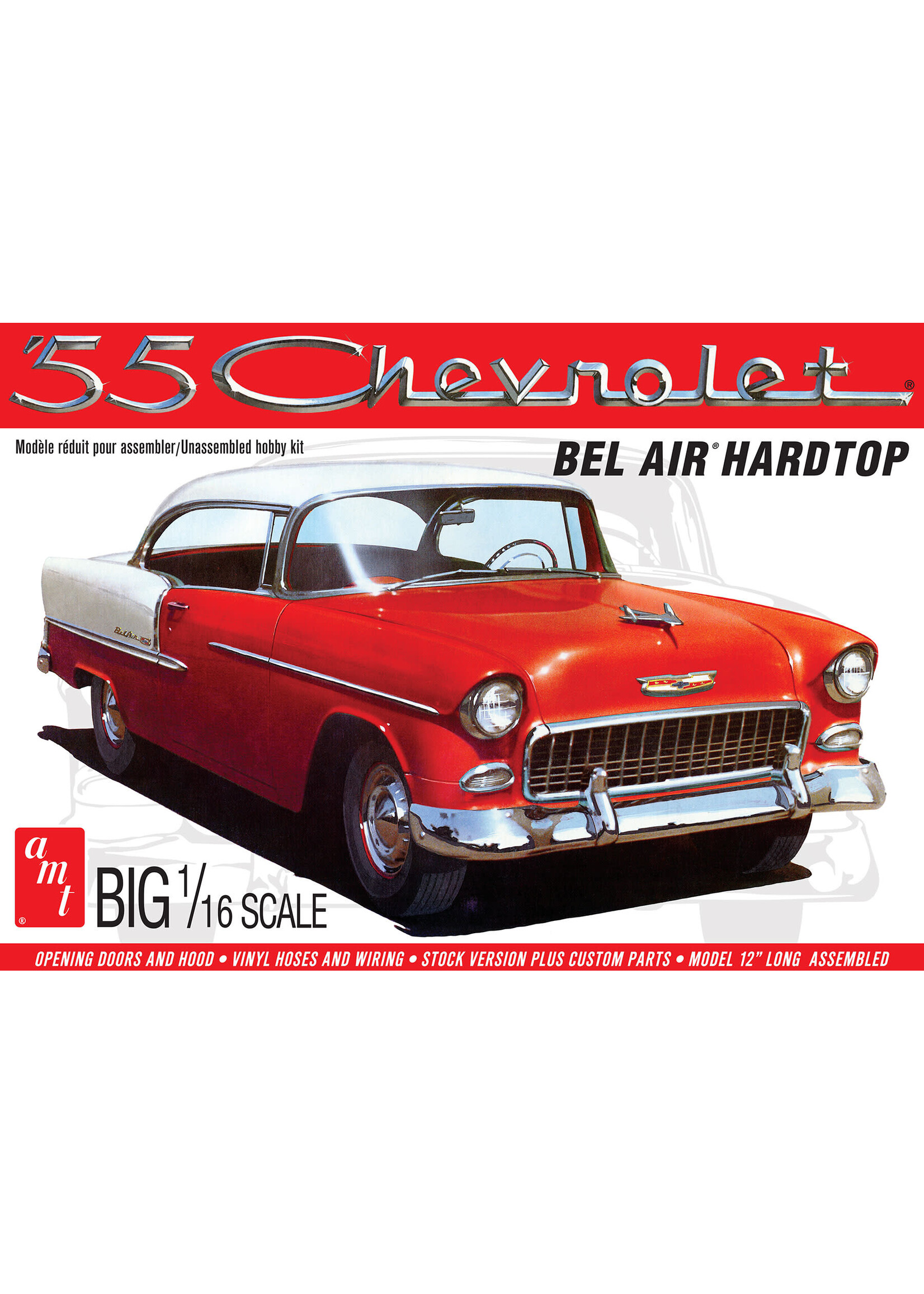 AMT AMT1452 1955 Chevy Bel Air Hardtop (1/16)