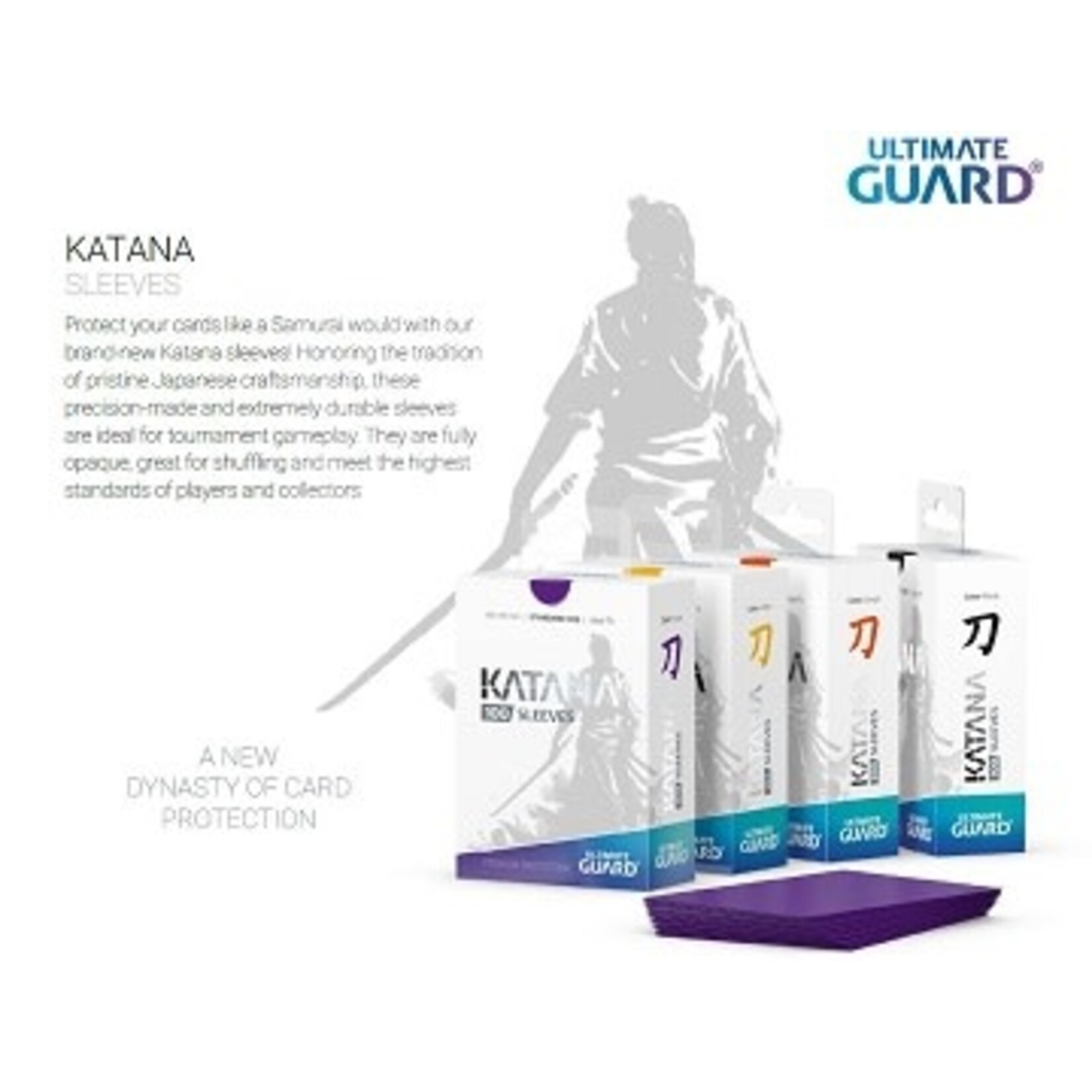 Ultimate Guard Sleeves 010112 Katana Black  (100pc)