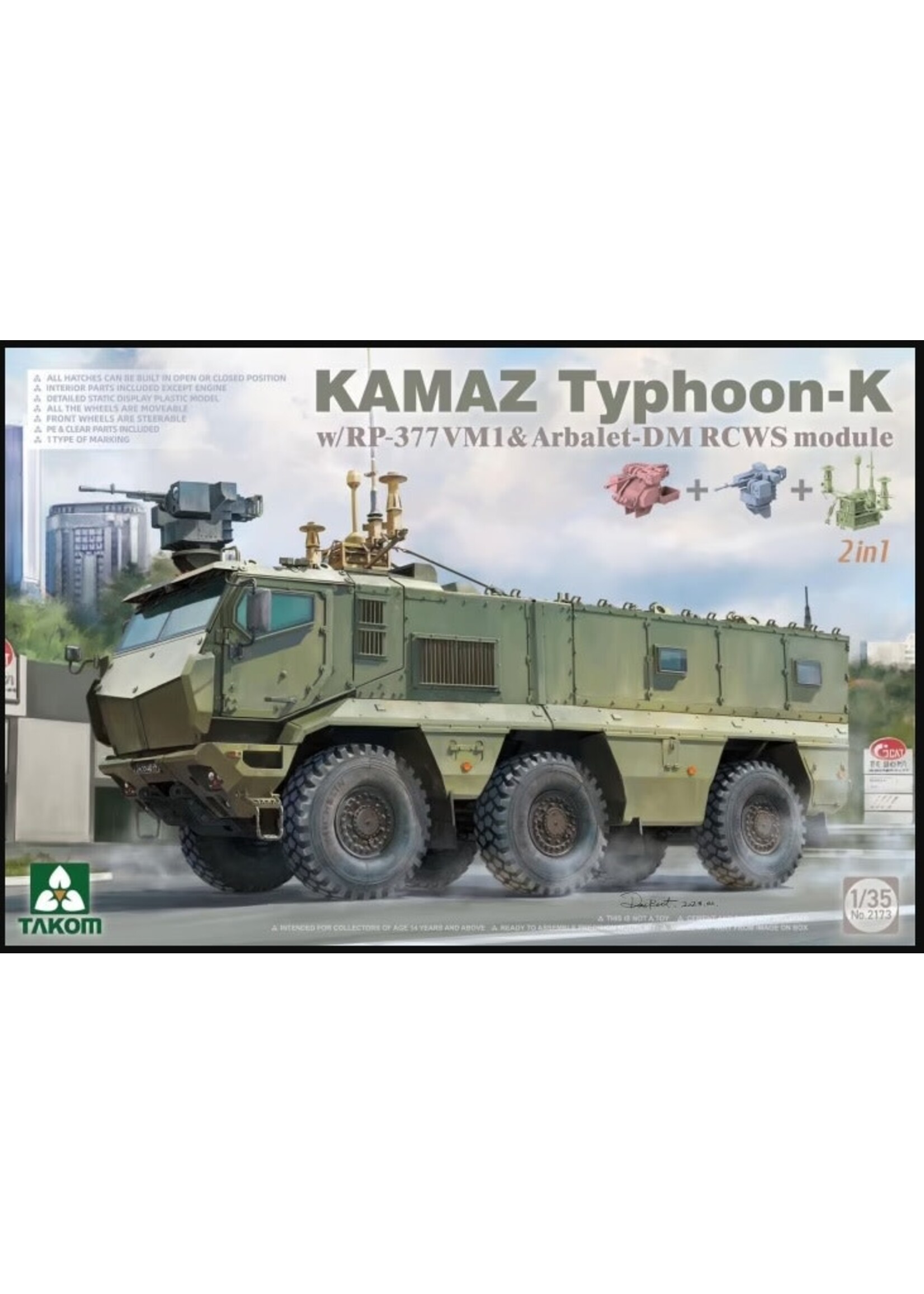 Takom TAK2173 KAMAZ Typhoon-K (1/35)