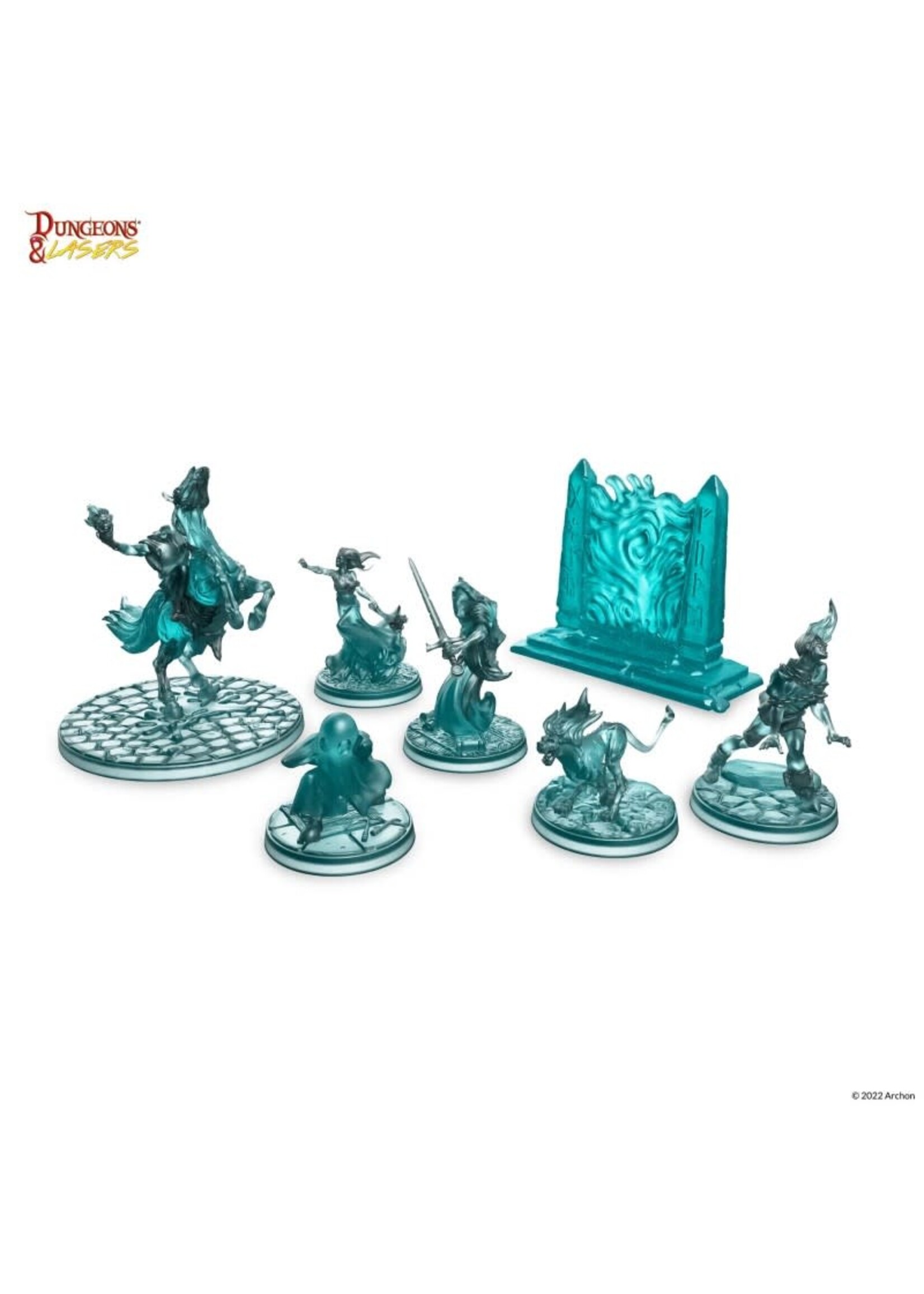 Archon Studio Dungeons & Lasers Ghosts Mini Pack Clear Plastic