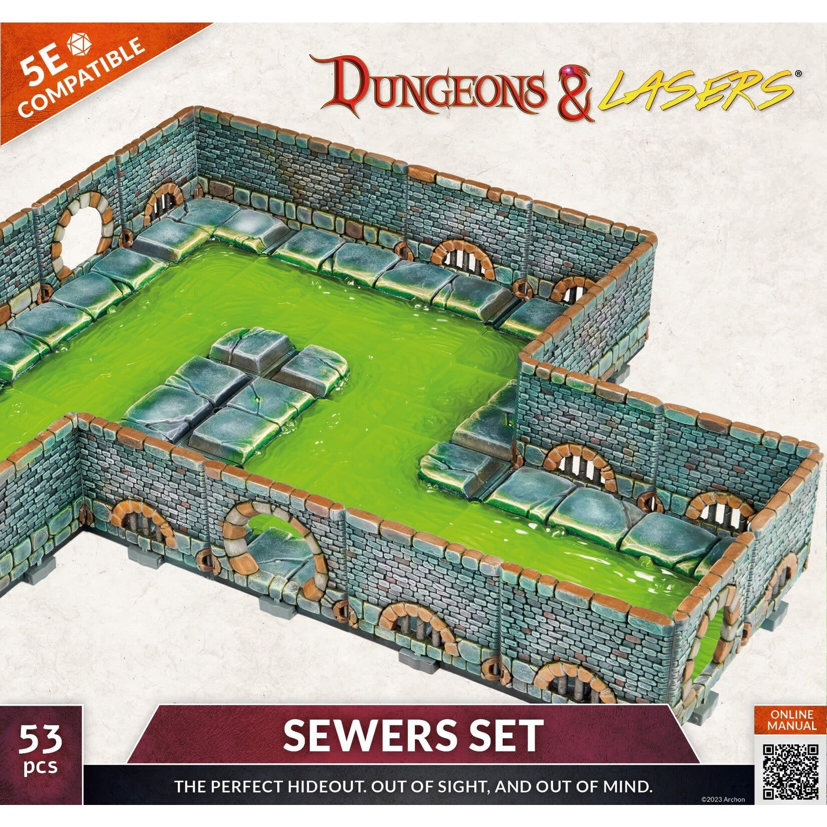 Archon Studio Dungeons & Lasers Sewers Core Set