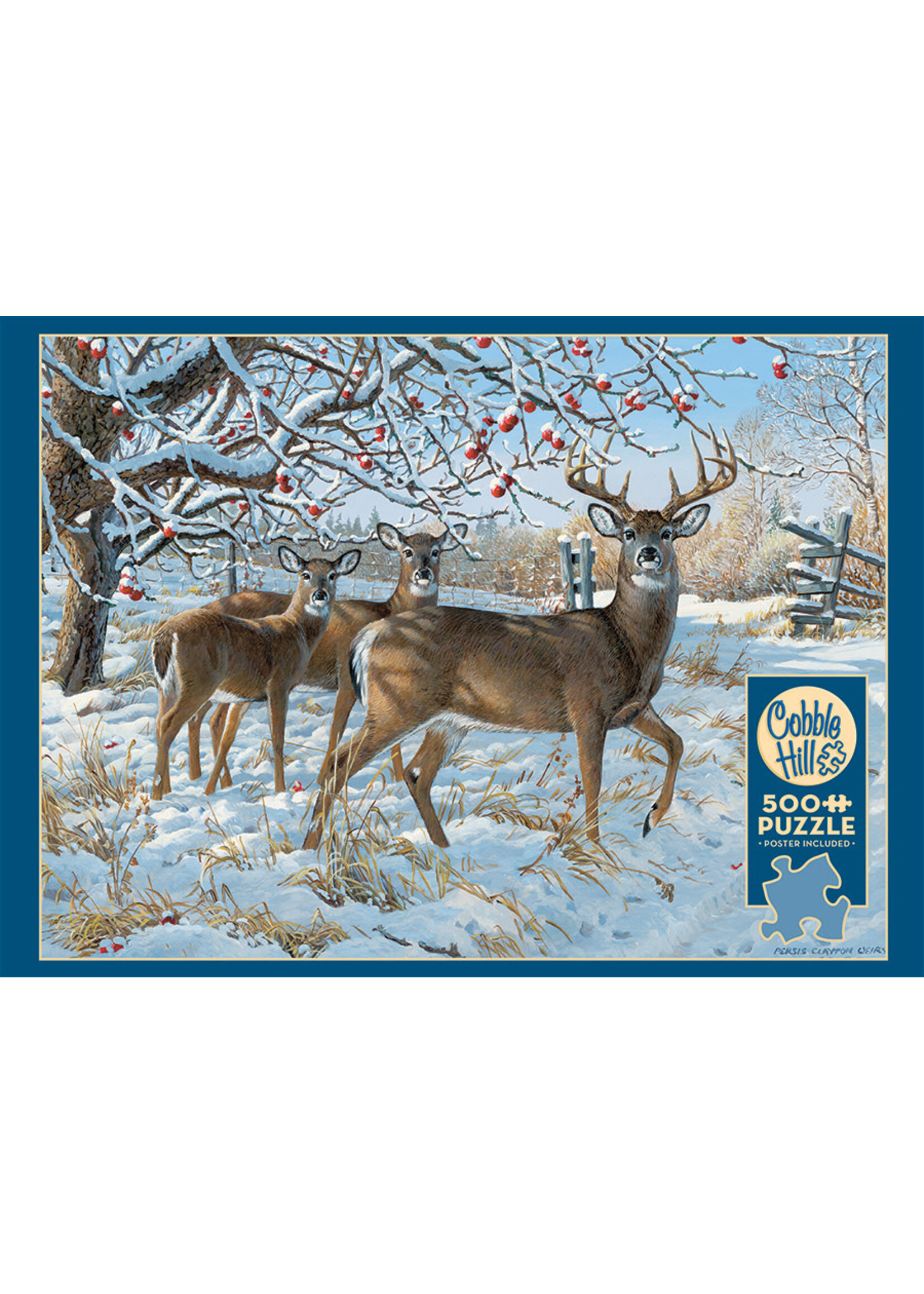 Cobble Hill CH45024 Winter Deer (Puzzle500)