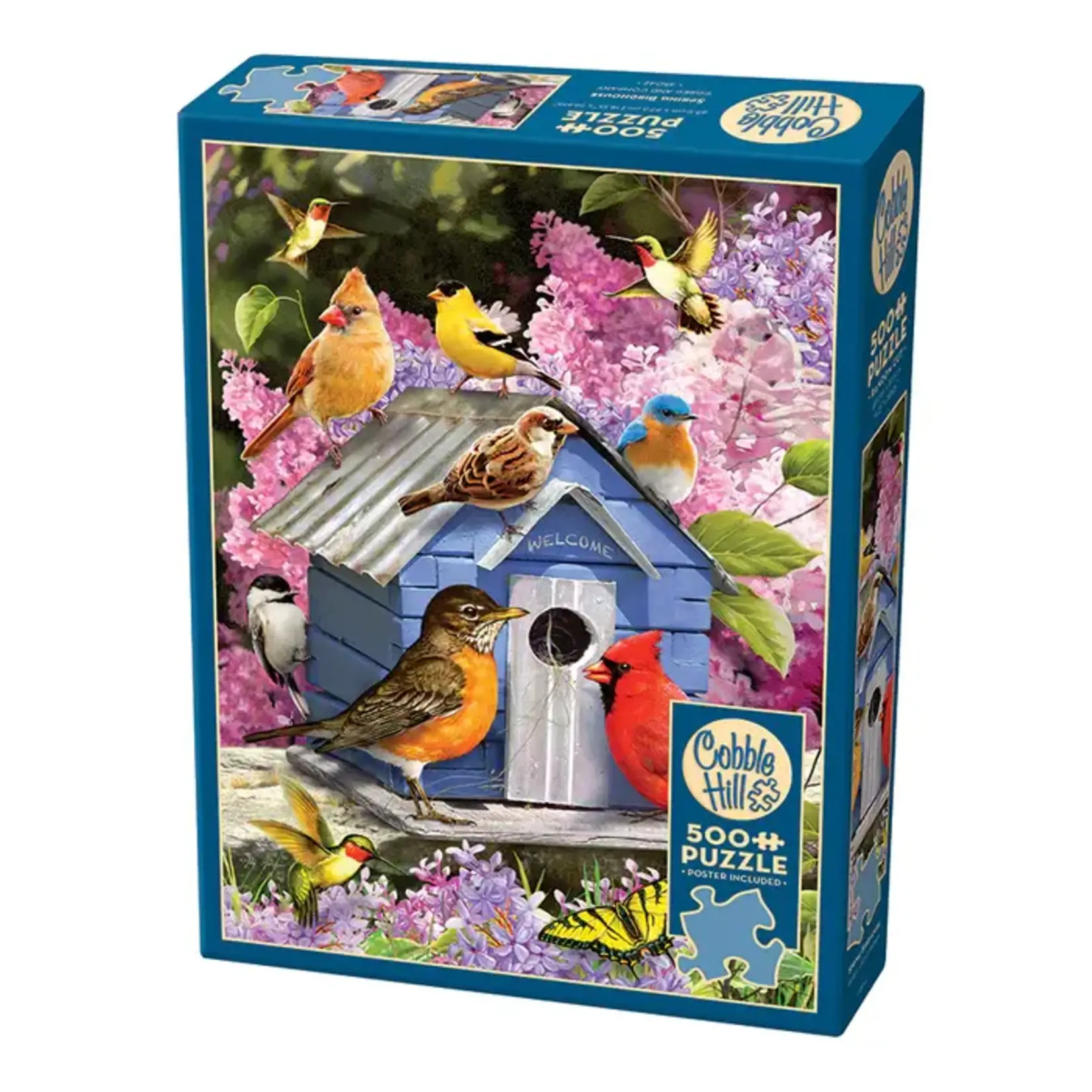 Cobble Hill CH45042 Spring Birdhouse (Puzzle500)