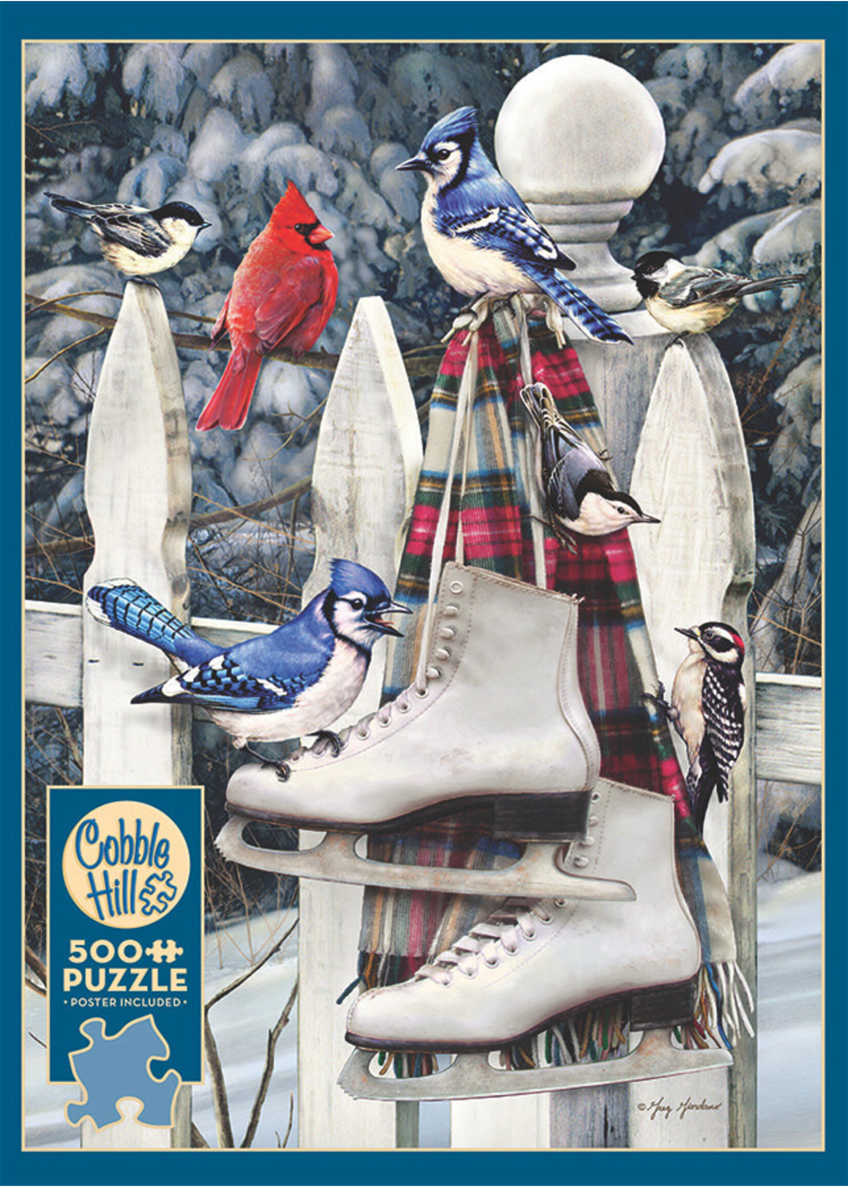 Cobble Hill CH45071 Birds with Skates (Puzzle500)