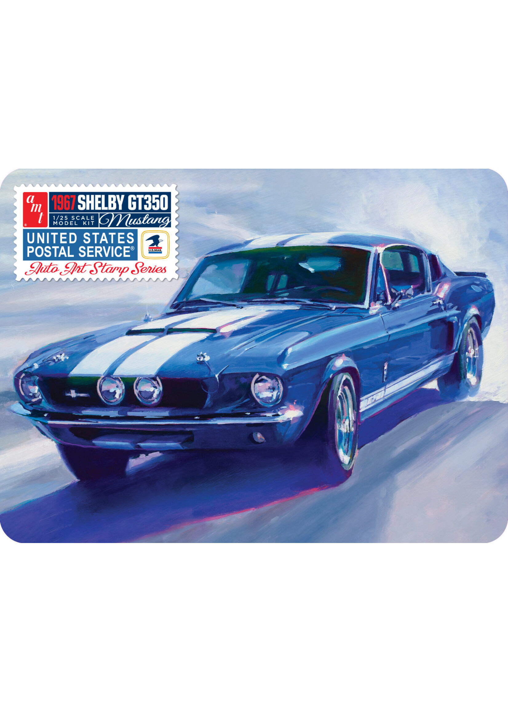 AMT AMT1356 1967 Shelby GT350 USPS Stamp Series (1/25)