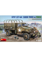 MiniArt MIART35389 1.5 Ton 4x4 G7117 Cargo Truck with Winch (1/35)