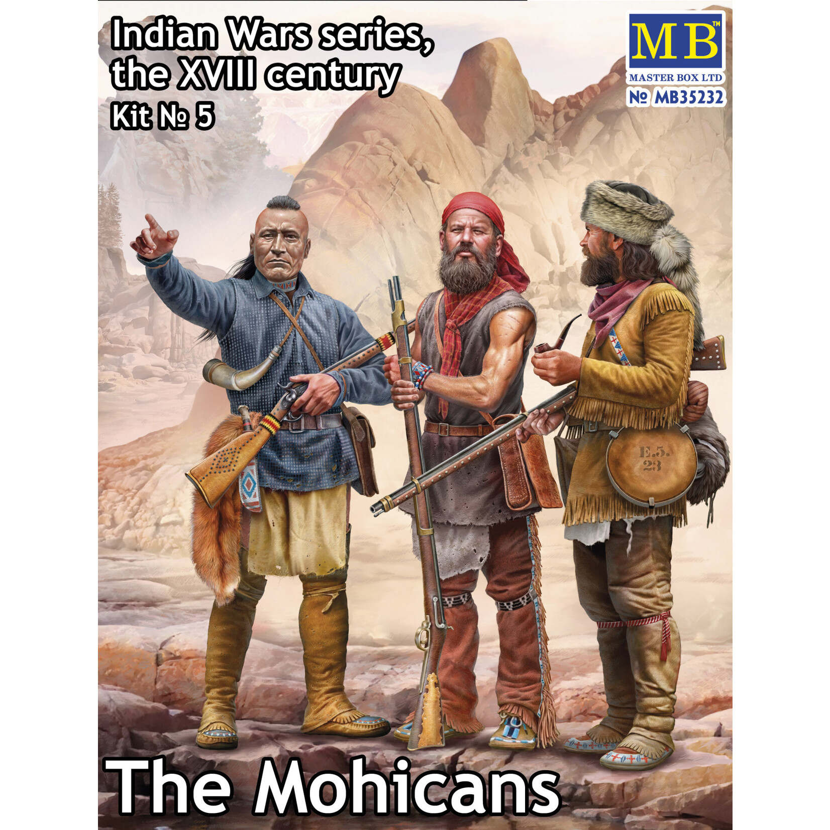 Master Box MSTBX-35232 The Mohicans Indian Wars Kit No 5 (1/35)