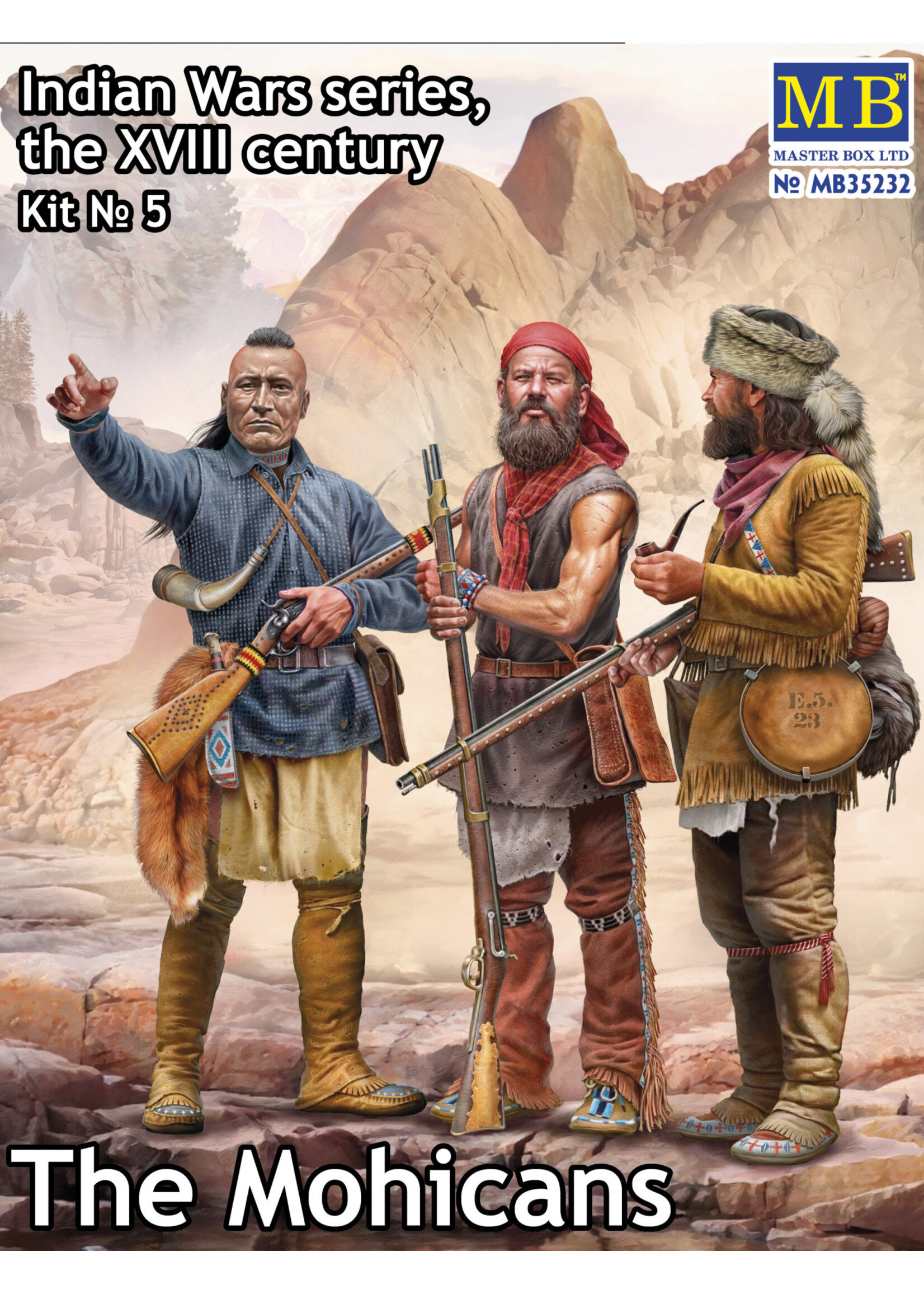 Master Box MSTBX-35232 The Mohicans Indian Wars Kit No 5 (1/35)