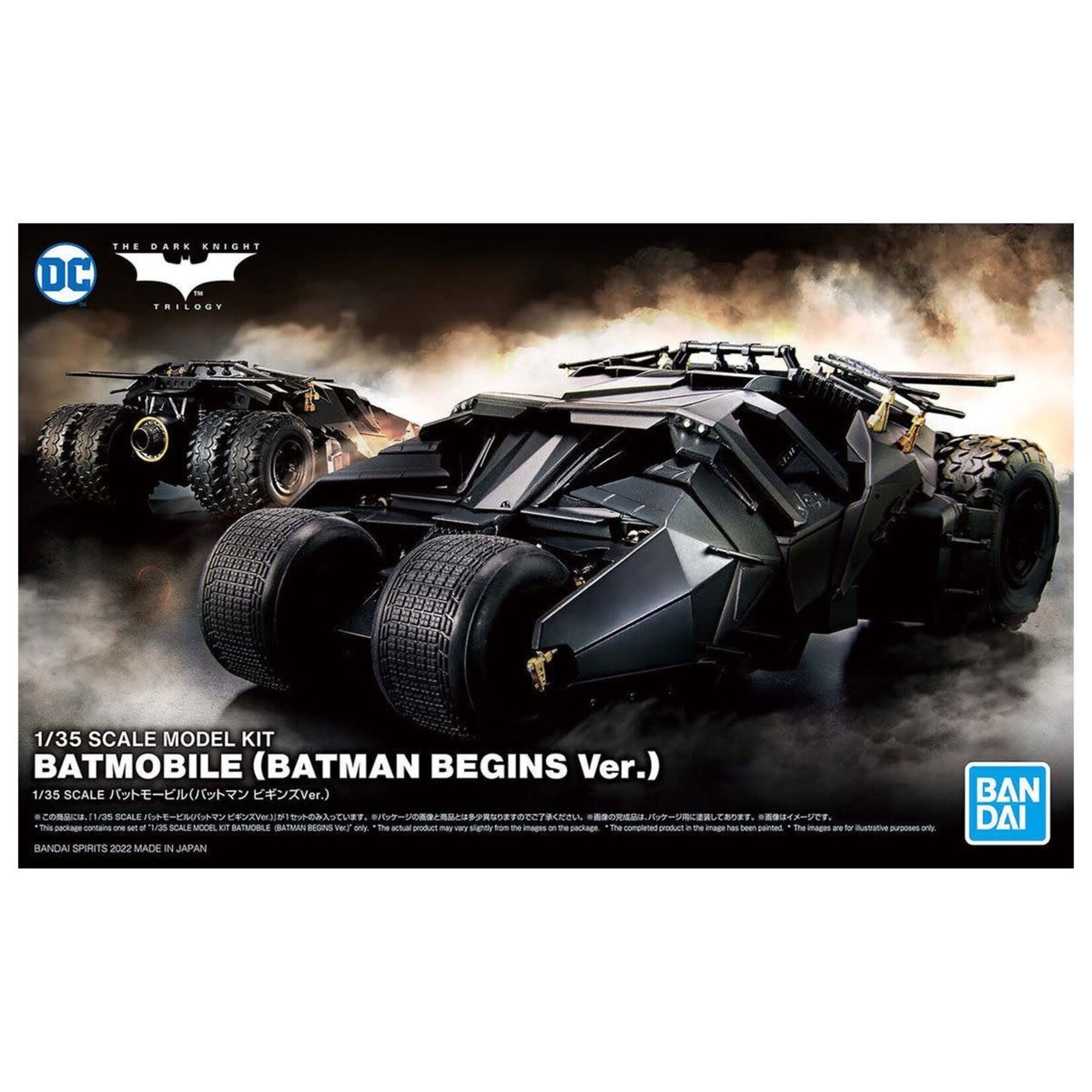 Bandai BNDAI2569334 Batmobile Batman Begins Version (1/35)