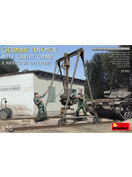 MiniArt MIART35350 German Tankmen with Gantry Grane and Maybach HL 120 Engine (1/35)